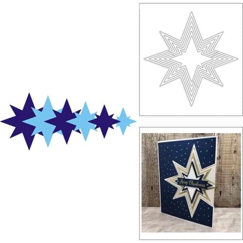 2021 New Nesting Nativity Stars Metal Cutting Dies for DIY Scrapbooking Decor and Card Making Paper Craft Embossing No Stamps