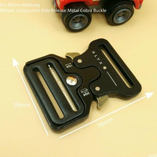 NEW Design 2Pcs Quick Side Release Metal Strap Buckles For 45mm Webbing DIY Bags Luggage Clothes Sewing Accessories