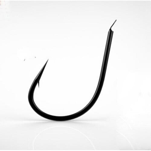 Carp Fishing Rod Accessories Hook High Carbon Steel Barbed 3#-12#10 Series Hook High-efficiency Single Circle Carp 100 Pieces