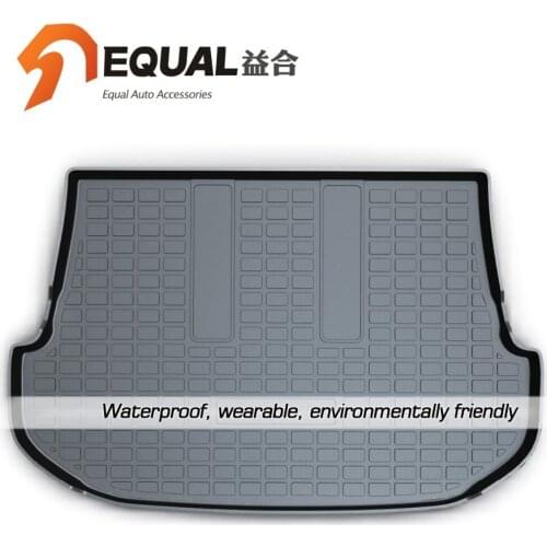 EQUAL Cargo Liner Trunk Mat for INNOVA FORTUNER 2009-2015 2016 2017- Black