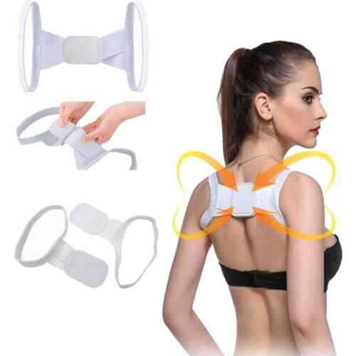 Adjustable Therapy Back Support Brace Belt Band Posture Shoulder Corrector Men Women Back Corrector Young Brace Shoulder Belt