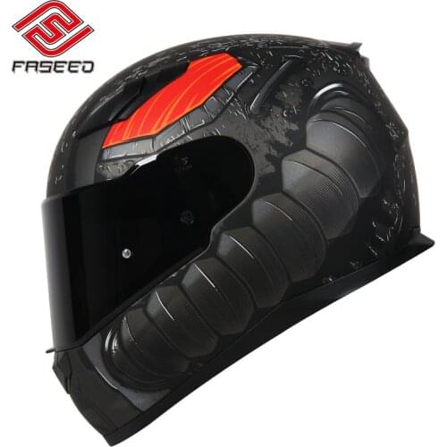 FASEED Helmet Mens Safety Motorcycle Riding Full Face Helmet Female Locomotive Running Helmet Casque Moto Casco Motorbike