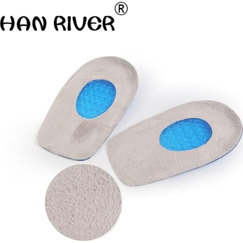 1 Pair Silicone Gel orthopedic insoles Massag Cushion Foot Care pad for shoe pain relief Heel pillow Plantar Fasciitis