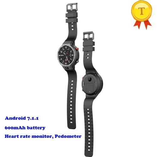 Best selling Android 7.1 4G Sim LTE Smart Watch 5MP HD Camera GPS WIFI Heart Rate Play store Smartwatch Men Women pk KW88 KW99