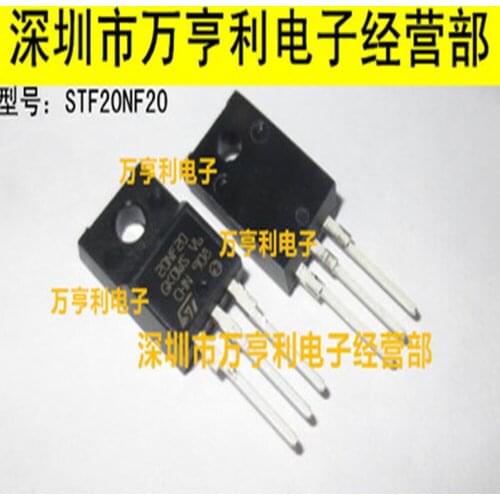 STF20NF20 20NF20 TO-220 New and Original 10pcs/Lot