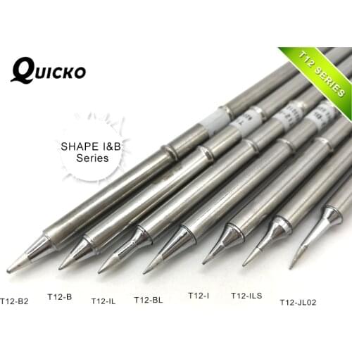 SHAPE I&B series T12-B2 T12-B IL T12-BL T12-I ILS JL02 T12 Iron Tip For FX951 STC AND STM32 OLED Soldering Tip/stinger/sting