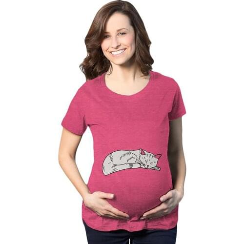 4# Harajuku Women T-shirt 3d Cat Print Casual Tee Summer Short Sleeve Round Neck Cheap Clothes Tees Maternity T-shirts Tops