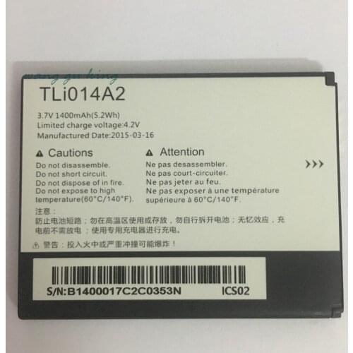 1400mAh TLi014A2 For Alcatel Pixi 3 4.5" 4027 4027A 4027D 4027X 4010 4010D 4012 4030 4030D 4030A 5020 5020D 4033D 4007D Battery