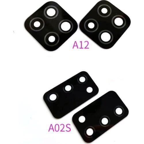 2PCS For Samsung Galaxy A22 A42 5G A12 A02 A02S Rear Back Camera Glass Lens Cover with Ahesive Sticker