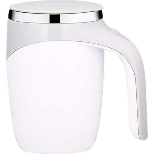 Self Stirring Coffee Mug Stainless Steel Water Bottle Automatic Mixing Cup 380ml