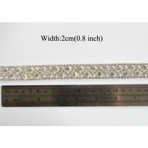 Free Shipping 5 yards Crystal Rhinestone Trim, Rhinestone Applique, Bridal Applique,Wedding Applique,Rhinestone Chain LSRT90601
