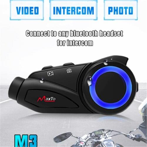 M3 Motorcycle Helmet Bluetooth Headset Handsfree Intercom MOTO freedconn Headphones MP3 Wireless Speaker intercomunicador moto