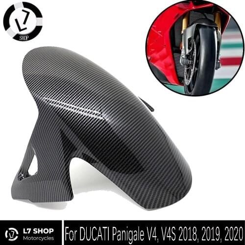 FOR Ducati Panigale - Motorcycle Carbon Fiber Front & Rear Fender Splash Guard 2018 2019 2020 V4 V4S