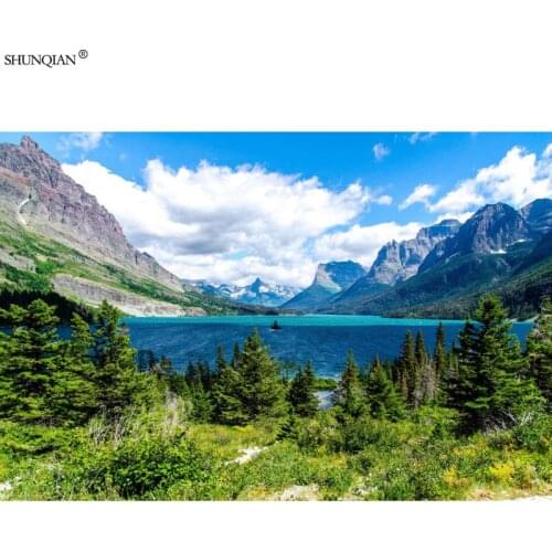 National View Poster Silk Fabric Poster Print Cloth Fabric Wall Poster Custom Satin Poster 40X60cm,50X75cm,60X90cm