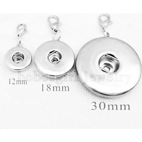 Round Snap Button Plate Jewelry Pendant 12mm 18mm 30mm N661
