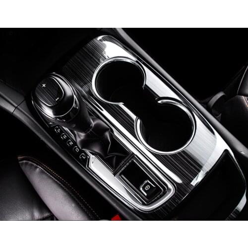 Interior modification special stainless steel central control gear change decorativeFor Chevrolet Equinox 2017 2018 2019