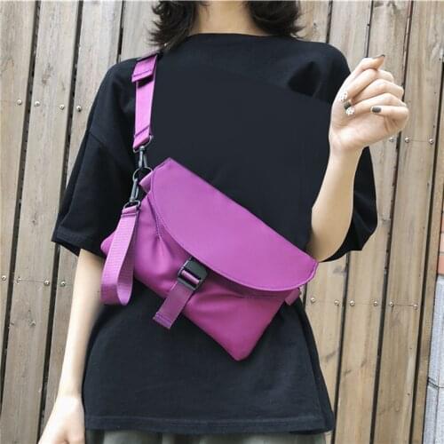 Fashion Women Handbag Solid Design Waterproof Shoulder Bags Casual Travel Crossbody Bags For Women Chest Bag