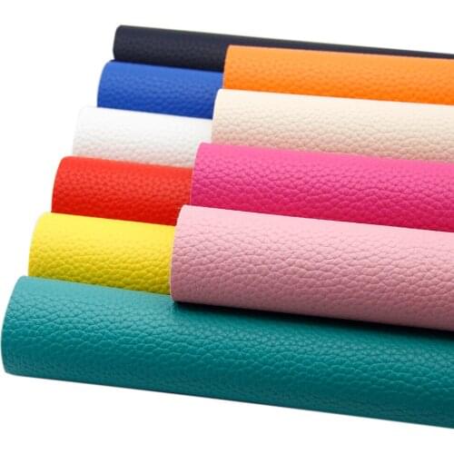 20*33cm Lychee Faux Synthetic Leather Set Fabric For Bows Leather Crafts DIY Handmade Material,1Yc20501