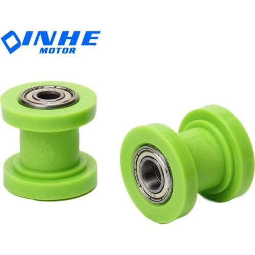 10mm Wheel Tensioner Guide Drive Chain Roller Pulley For ATV XR CR CRF Enduro Motorcycle Motocross Pit Dirt Mini Bike