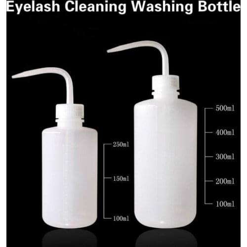 Eyelash Extension Cleaning Washing Bottle Elbow Narrow Mouth Long Clean Eyelashes Eyebrow Makeup Tools