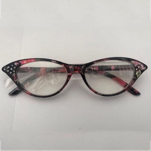 Hot Anti-fatigue Reading Glasses Eyewear Diopter +1.0 +1.5 +2.0 +2.5 +3.0 +3.5 +4.0 Women PC Flower Frame Reading Glasses