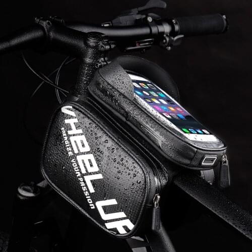 Bicycle Front Bag High Capacity with Touch Screen Phone Case Waterproof Cycling Equipment
