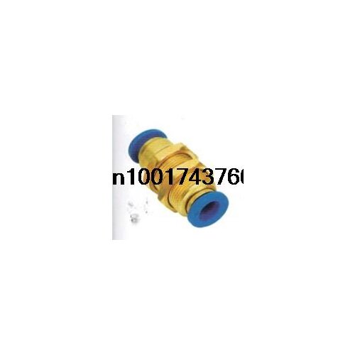 Pneumatic Bulkhead Straight Union Connector Tube OD 8mm SNS one touch Push In quick compressing Fitting SPM-8