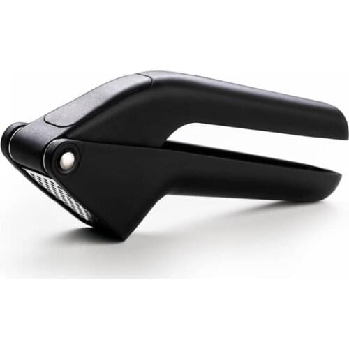 Stainless Steel Garlic Press Handheld Tools Easy to Operate Turnover Crusher Kitchen Accessories by KITCHENDAO