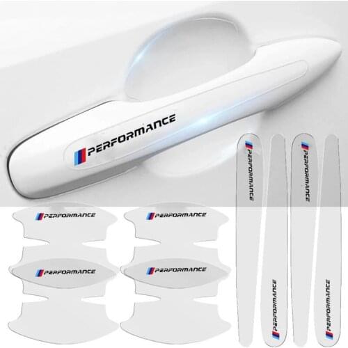 8X Transparent Car Exterior Door Handle Bowl Cover Stickers For BMW 5 Series E39 E60 E61 F10 F11 F07 G30 G31 G15 Z4 E89 E85 G29