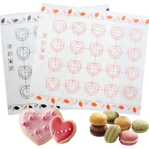 2 Sizes Silicone Baking Mat Fondant Bakeware Macaron Oven Home Non Stick Baking Tools for Cakes Pastry Tool Sheet Dough Roll Pad