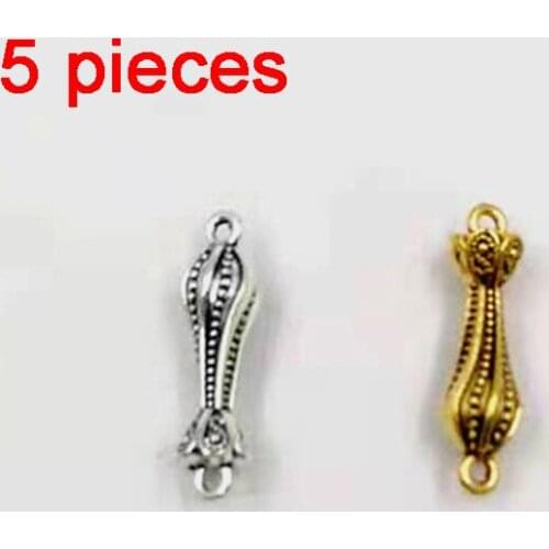 Tasbih metal alloy double ring connector jewelry beads DIY accessories Pendant part of Rosary bead accessories Bracelets