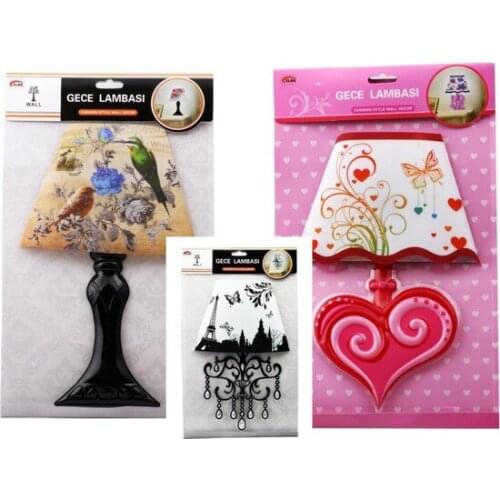 Modern New Elba Ed-231 Led Backlight Pattern Wall Sticker Desk lamp