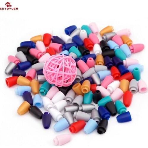 Sutoyuen 100pcs Safety Plastic Break Away Clasp for DIY Baby Teething Necklace Bracelets Jewelry Cord Plastic Closure Accessorie