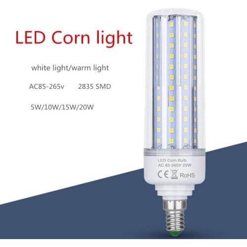 LED E27 High Power light bulb AC85-265V 2835 SMD Dimming light bulb LED Corn light Living room/bedroom/kitchen/balcony/corridor