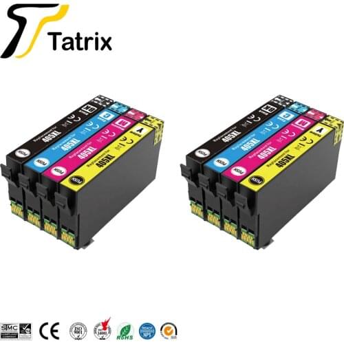 Tatrix For Epson 405XL T405XL Premium Color Compatible Ink Cartridge for Epson WorkForce Pro WF-3820DWF WF-3825DWF WF-4820DWF