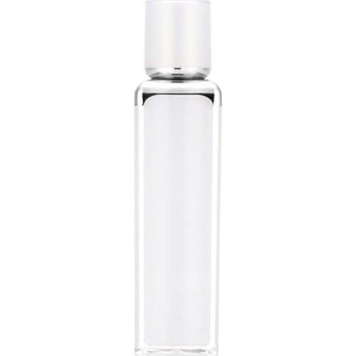 Pearl White Acrylic Suit Exquisite Pump Lotion Bottle 15 30 50ml Refillable Makeup Accessory Empty 30 50g Cream Jar 10pcs/lot