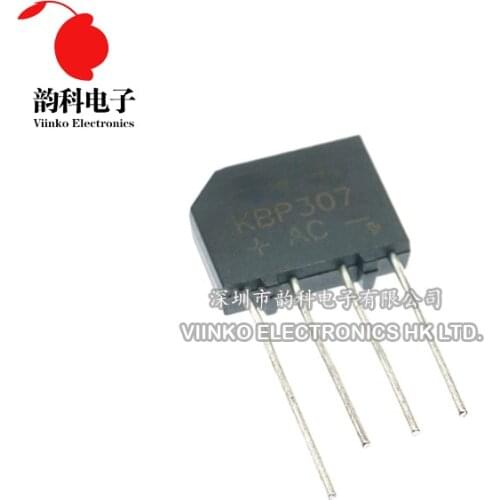 10PCS KBP307 3A 1000V Diode Bridge Rectifier KBP 307 Power Diode electronics components