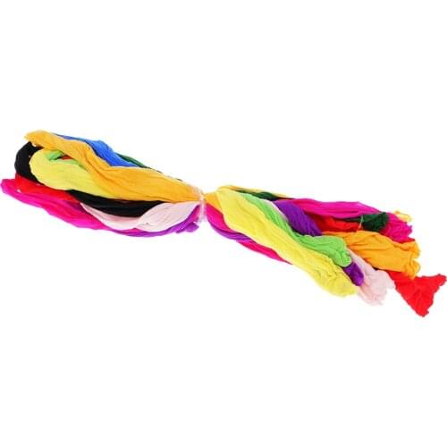 10 Pieces of Nylon Mesh Materials with Multicolored DIY Accessories Manual