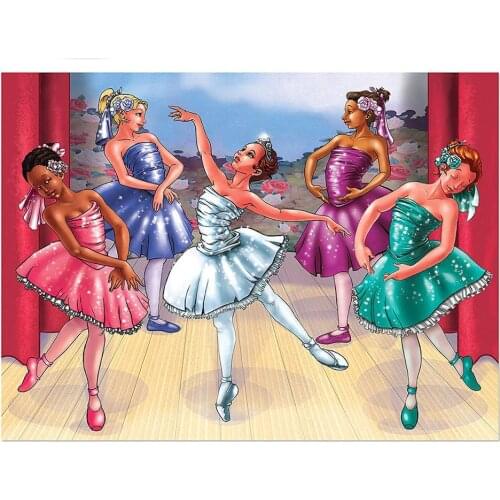 5D DIY square/round Diamond painting Ballet girl Cross Stitch Diamond Embroidery Pattern Rhinestone home decor J1211