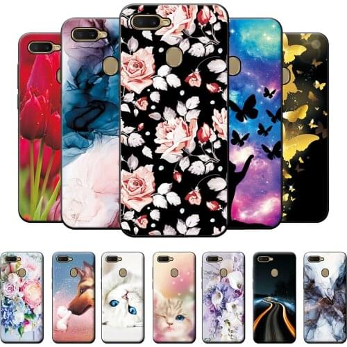 For OPPO A5S Case For OPPO A5S A5 S A 5S Case Back Cover Protective Case For OPPO A5S Cute Case Bumper Soft TPU Silicone Cover