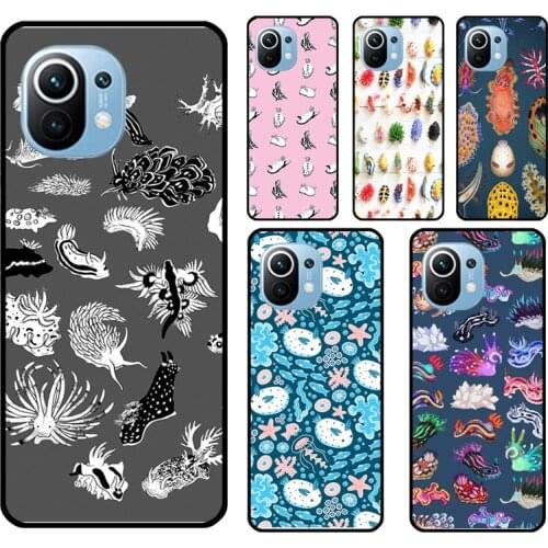 Nudibranch Sea Slug For Xiaomi Mi 10T Pro 9T Mi Note 10 Lite Mi 11 A1 A2 A3 Case For POCO X3 F2 Pro M3 Cover