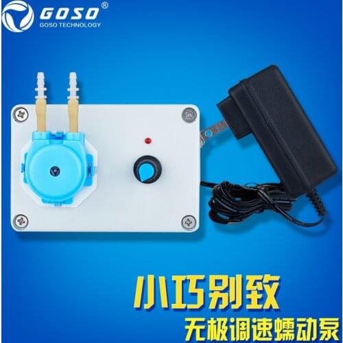 New 6v/12v/24v DC Adjustable speed Dosing Pump Peristaltic Dosing Head For Aquarium Lab