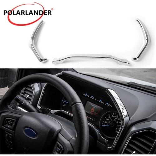 Chrome Instrucment Panel 6Colors Prevent scratches&wear Fashion Dash Board Decorative Trim For F/ord F150 2015 2016 2017