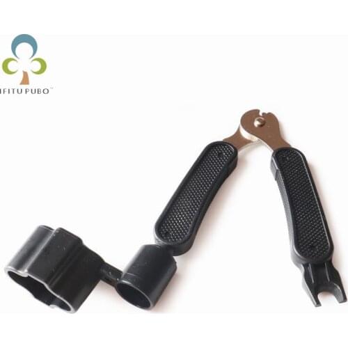 Guitar Tuning Tool 3 In 1 Stringed Instrument Accessory Guitars String Cutter Pin Puller Guitar Winder String Clamp Remover DDJ