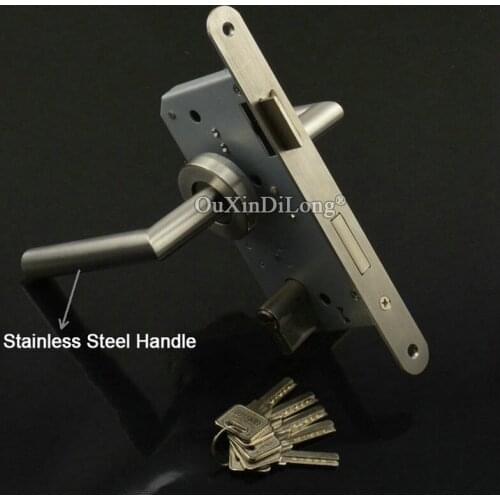 European Mortise Door Lock 8550 / 85*50 Lock body w Lock Cylinder,Keys & Handles