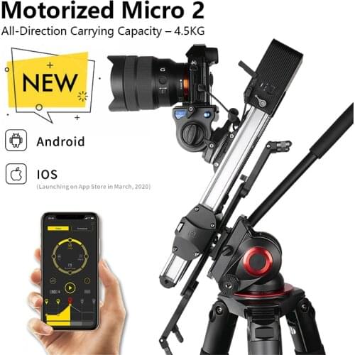 NEW Zeapon Motorized Micro 2 Rail Slider Lightweight Portable for DSLR and Mirrorless Camera with Easylock 2 Low Profile Mount