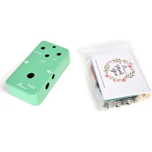 DIY Fuzz Guitar Pedal All Kits With 1590B Style Aluminum Box and 3PDT 9 PIN Foot Switch True Bypass Free Shipping