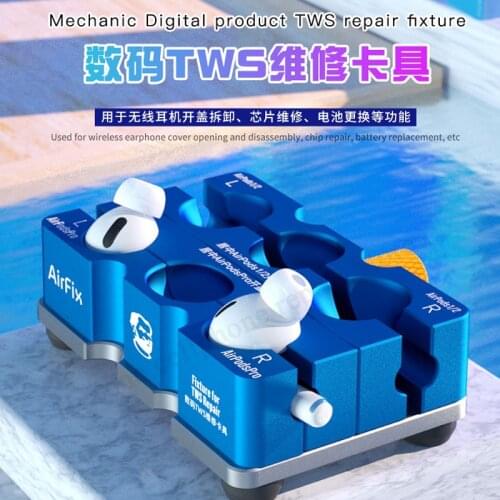 MECHANIC Earphone 1/2 Shell Remover Fixture for AirPods Headphone Battery Repair Headphone Cover Openning Disassembly Holder