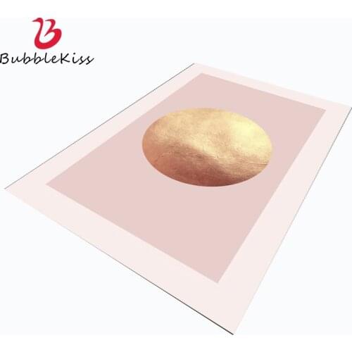 Bubble Kiss Nordic Style Golden Egg Pattern Carpets for Living Room Home Non-Slip Bedroom Decor Area Rug Soft Bedside Mat 2021