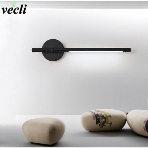 NEW Minimalist wall light modern LED living room wall lamp Nordic creative aisle Iron Decoration lighting fixtures Black White